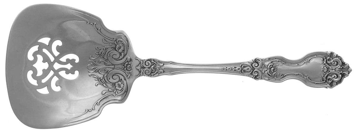 La Reine (Sterling, 1921, No Monograms) Tomato Server, Solid Piece by Wallace Silver-1