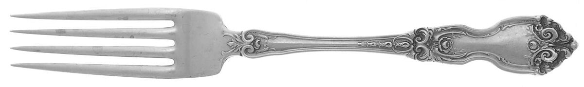 La Reine (Sterling, 1921, No Monograms) Fork by Wallace Silver-1