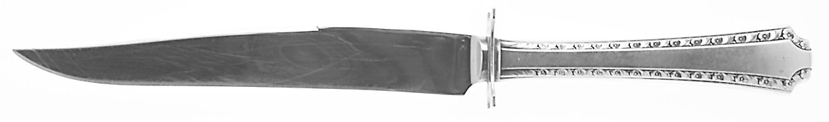 Larkspur (Sterling, 1939) Small Carving Knife W/Sterling Guard by Wallace Silver-1