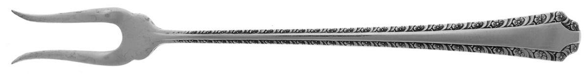 Larkspur (Sterling, 1939) Short Handle Pickle/Olive Fork by Wallace Silver-1