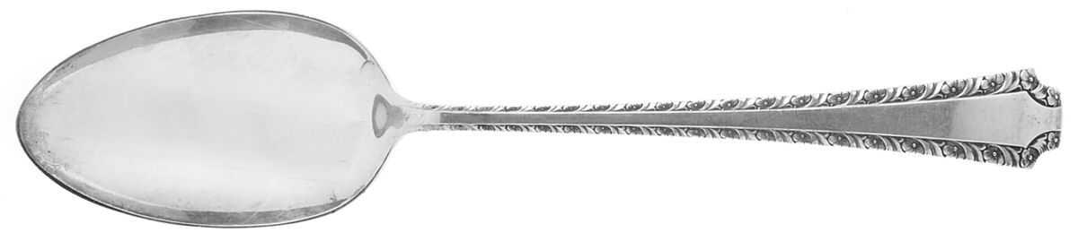Larkspur (Sterling, 1939) Tablespoon (Serving Spoon) by Wallace Silver-1
