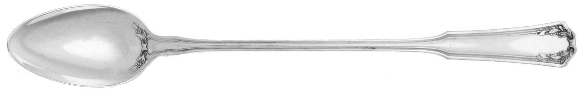 Laurel (Silverplate, 1910) Iced Tea Spoon by Wallace Silver-1