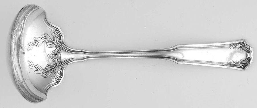 Laurel (Silverplate, 1910) Solid Gravy Ladle by Wallace Silver-1