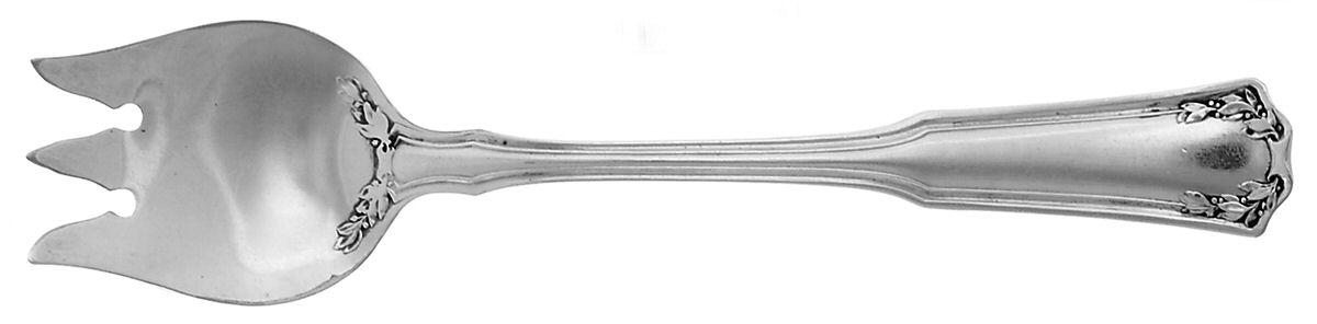 Laurel (Silverplate, 1910) Ice Cream Fork by Wallace Silver-1