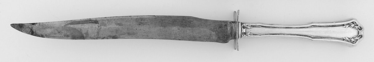 Laurel (Silverplate, 1910) Large Stainless Blade Roast Carving Knife by Wallace Silver-1