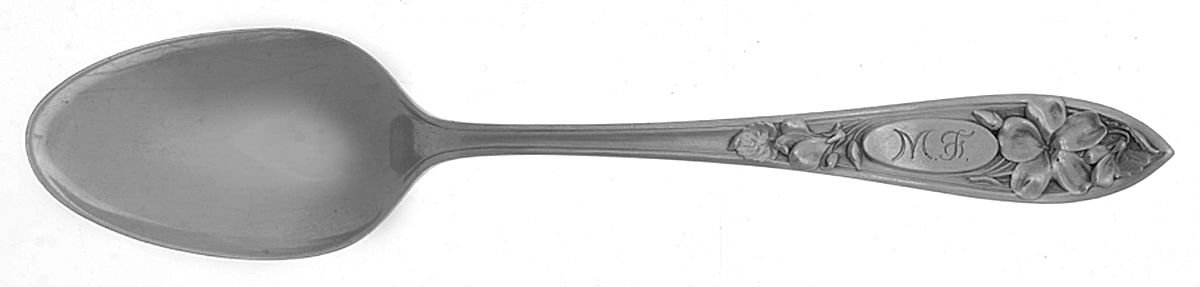 La Viola (Sterling, 1912) Monogram Five O'Clock Teaspoon by Wallace Silver-1