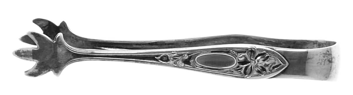 La Viola (Sterling, 1912) Bon Bon Tongs by Wallace Silver-1