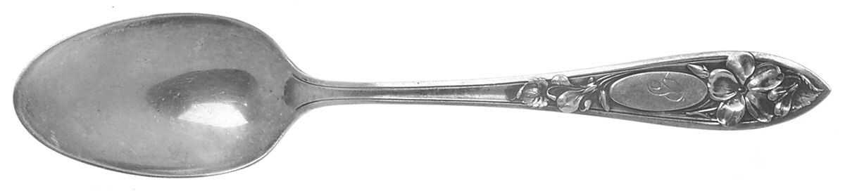 La Viola (Sterling, 1912) Monogram Teaspoon by Wallace Silver-1