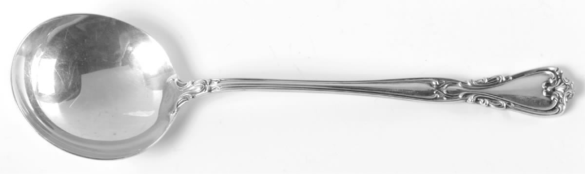 Lady Windsor-Victoria (Sterling, 1957) Round Bowl Soup Spoon (Cream Soup) by Wallace Silver-1
