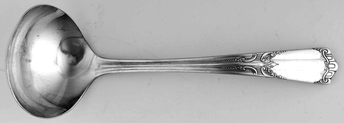 Lenox (Silverplate, 1933) Solid Gravy Ladle by Wallace Silver-1