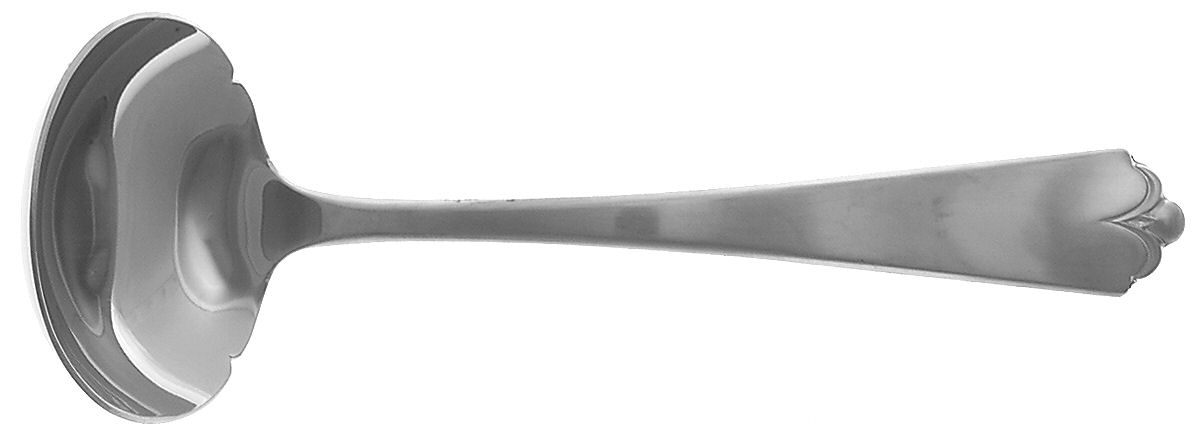 Lotus (Stainless) Solid Gravy Ladle by Wallace Silver-1