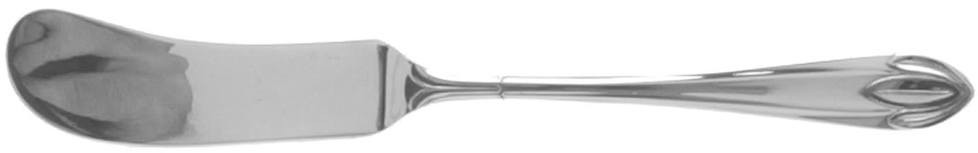 Lotus (Silverplate) Flat Handle Master Butter Knife by Wallace Silver-1