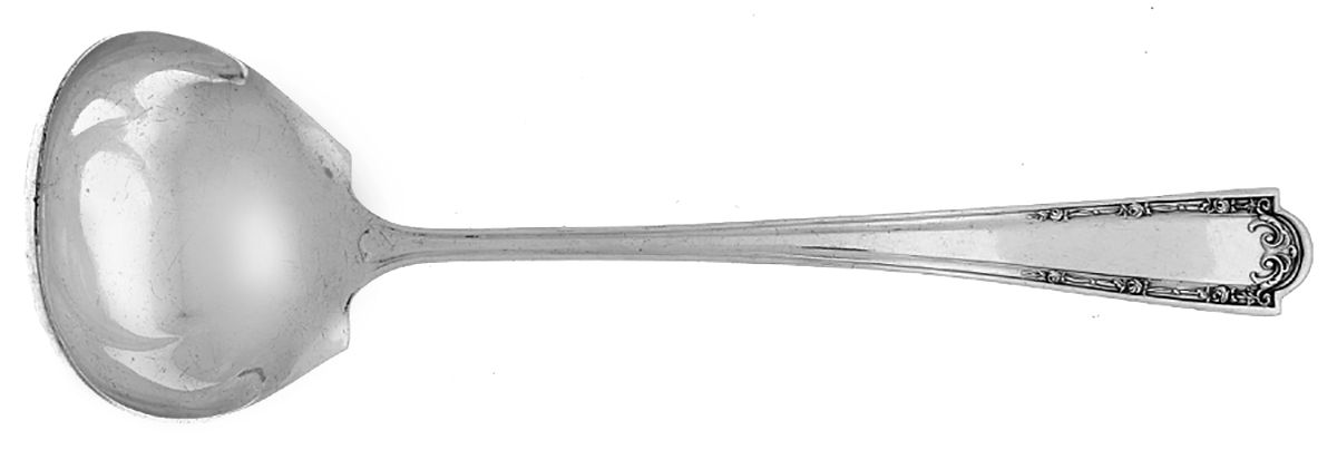 Louvre (Silverplate, 1914) Solid Piece Cream Ladle by Wallace Silver-1