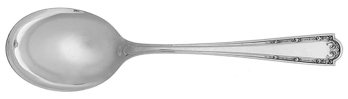 Louvre (Silverplate, 1914) Round Bowl Soup Spoon (Gumbo) by Wallace Silver-1