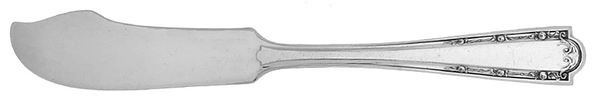Louvre (Silverplate, 1914) Flat Handle Butter Spreader by Wallace Silver-1