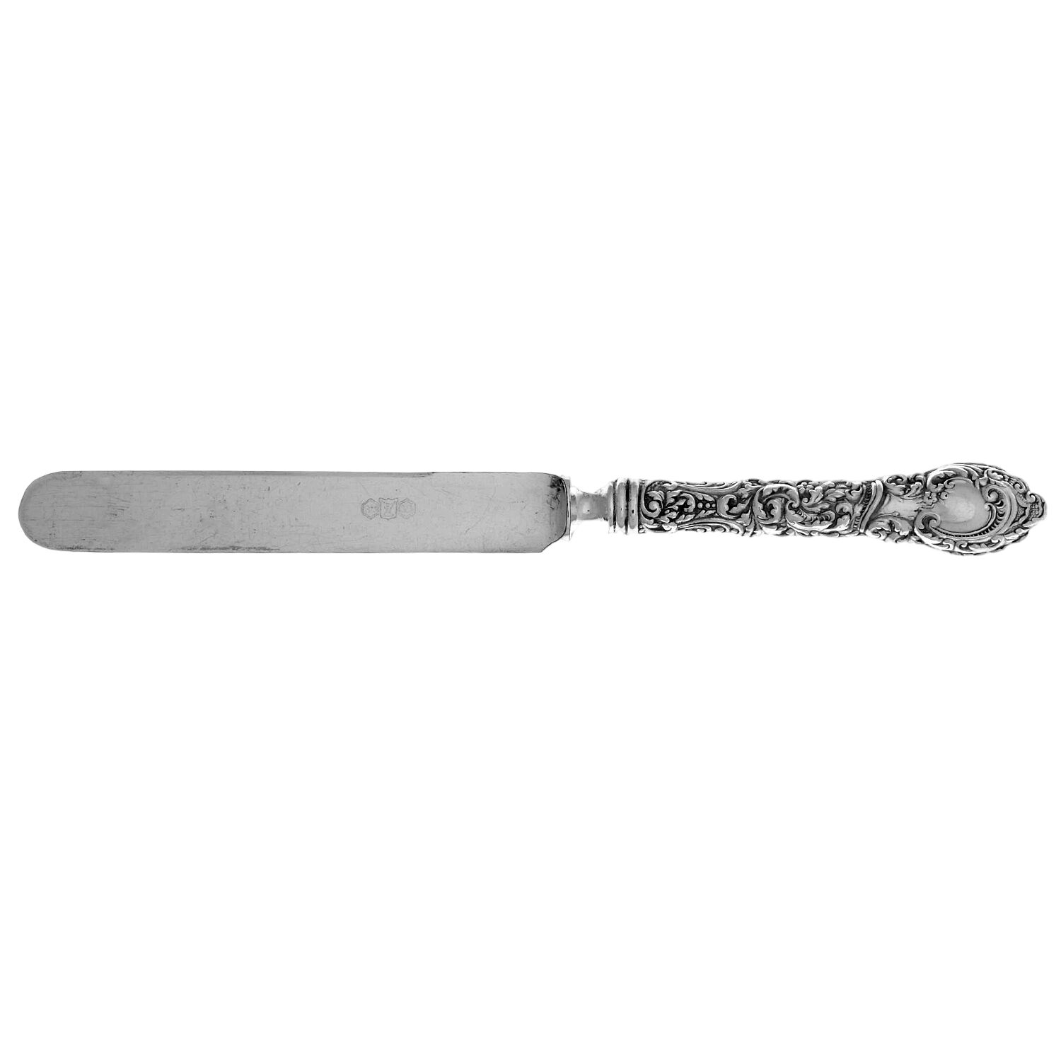 Louvre (Sterling, 1893) Youth/Tea Knife with Silverplate Blade by Wallace Silver-1