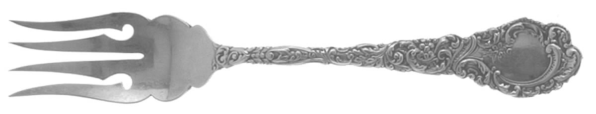 Louvre (Sterling, 1893) Small Individual Solid Fish/Salad Fork by Wallace Silver-1