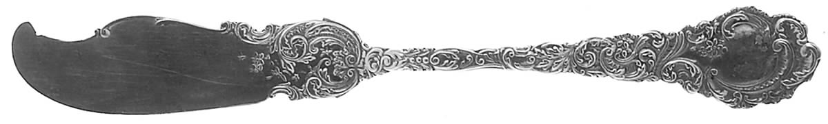 Louvre (Sterling, 1893) Flat Handle Master Butter Knife by Wallace Silver-1