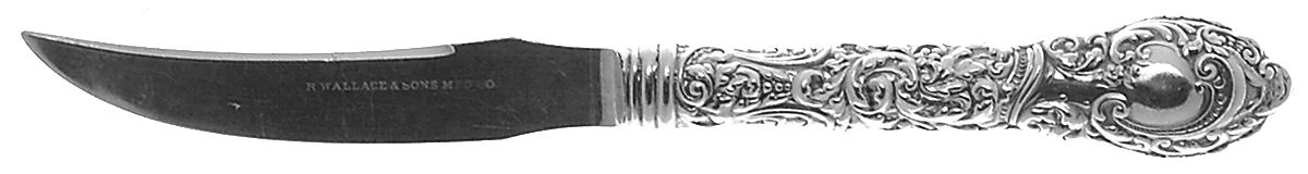 Louvre (Sterling, 1893) Individual Fruit Knife with Silverplate Blade by Wallace Silver-1