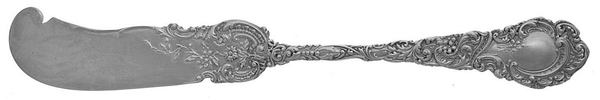 Louvre (Sterling, 1893) Flat Handle Butter Spreader by Wallace Silver-1