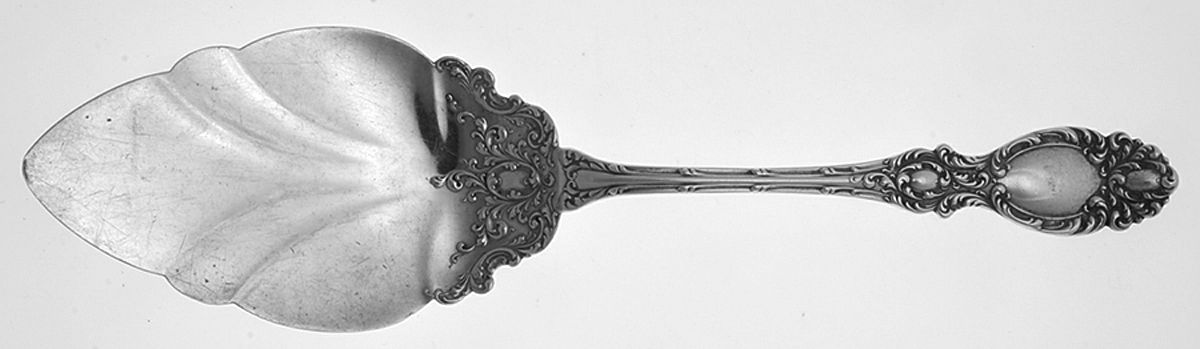 Lucerne (Sterling, 1896, No Monograms) Large Solid Pie Knife by Wallace Silver-1