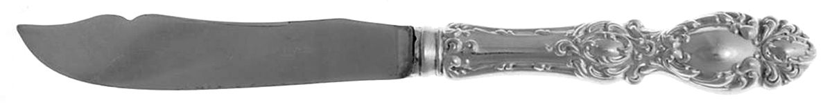 Lucerne (Sterling, 1896, No Monograms) Individual Fruit Knife with Silverplate Blade by Wallace Silver-1