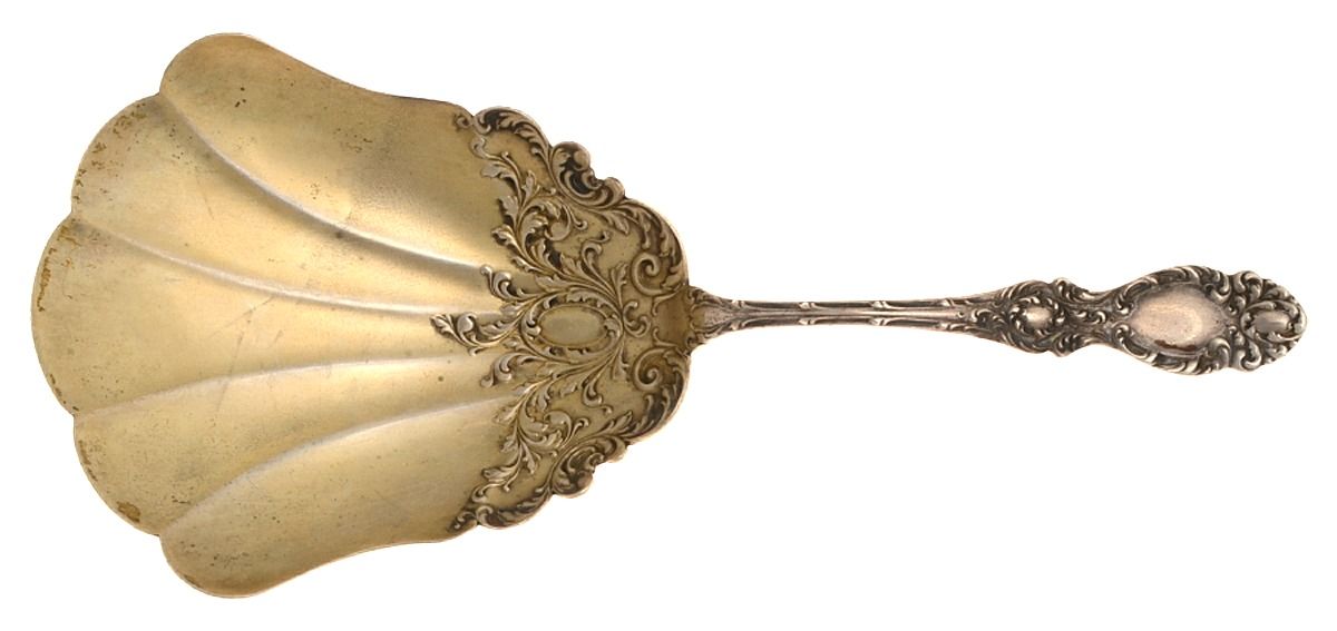 Lucerne (Sterling, 1896, No Monograms) Cracker Spoon by Wallace Silver-1