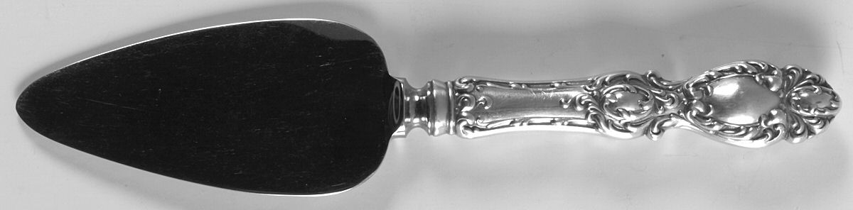 Lucerne (Sterling, 1896, No Monograms) Cheese Server with Stainless Blade by Wallace Silver-1