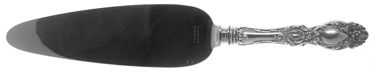 Lucerne (Sterling, 1896, No Monograms) Cake Server with Stainless Blade by Wallace Silver-1