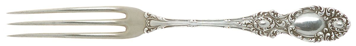 Lucerne (Sterling, 1896, No Monograms) Strawberry Fork by Wallace Silver-1