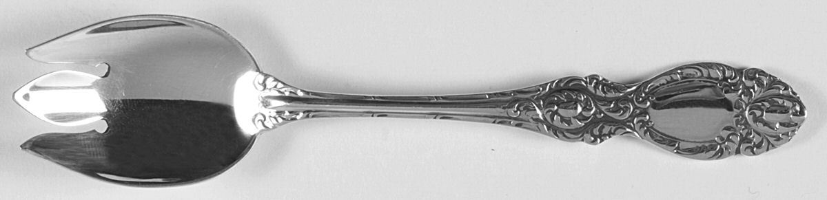 Lucerne (Sterling, 1896, No Monograms) Ice Cream Fork by Wallace Silver-1