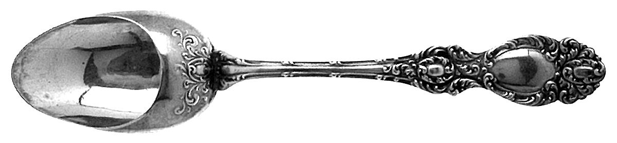Lucerne (Sterling, 1896, No Monograms) Medicine Spoon Solid by Wallace Silver-1