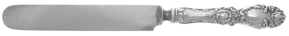 Lucerne (Sterling, 1896, No Monograms) Blunt Hollow Knife with Bolster by Wallace Silver-1