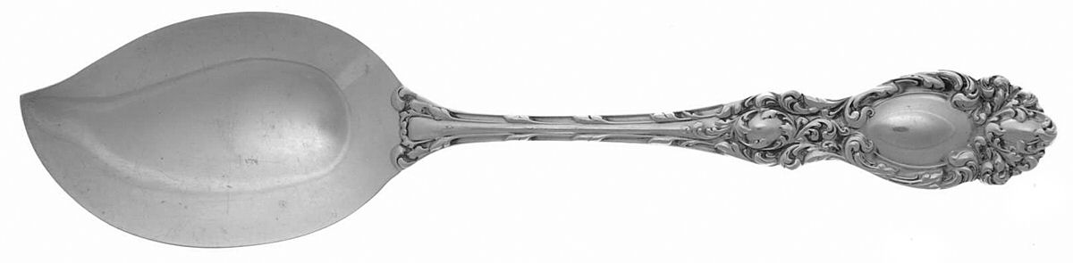 Lucerne (Sterling, 1896, No Monograms) Large Solid Jelly Server by Wallace Silver-1