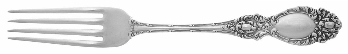 Lucerne (Sterling, 1896, No Monograms) Fork by Wallace Silver-1