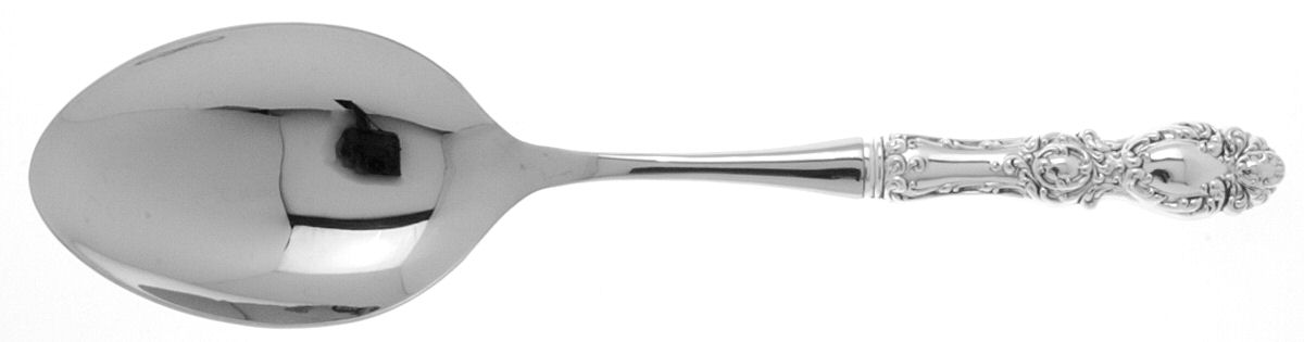 Lucerne (Sterling, 1896, No Monograms) Dressing Spoon with Stainless Bowl by Wallace Silver-1