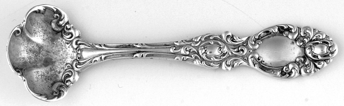 Lucerne (Sterling, 1896, No Monograms) Individual Salt Spoon by Wallace Silver-1