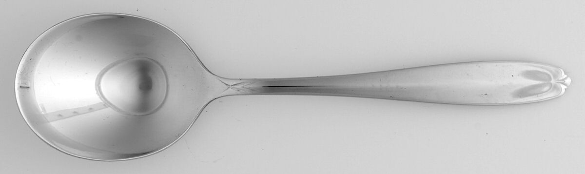 Lure (Stainless) Round Bowl Soup Spoon (Cream Soup) by Wallace Silver-1