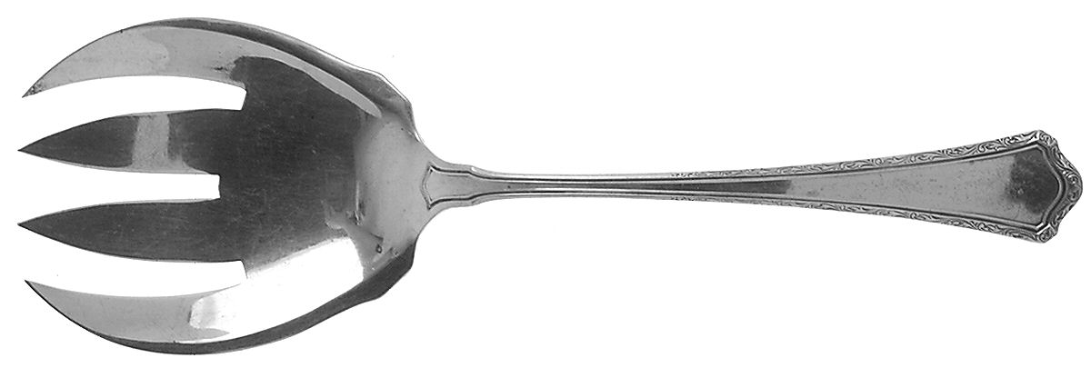 Madison (Sterling, 1913) Solid Salad Serving Fork by Wallace Silver-1