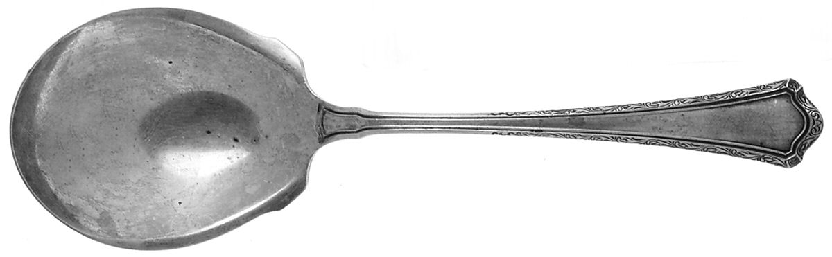 Madison (Sterling, 1913) Preserve Spoon by Wallace Silver-1