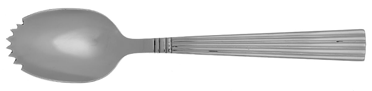 Manhattan (Stainless) Fruit/Orange Spoon Individual, Serrated Bowl HC by Wallace Silver-1