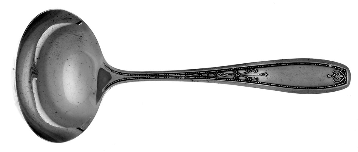 Marcia (Silverplate) Solid Gravy Ladle by Wallace Silver-1