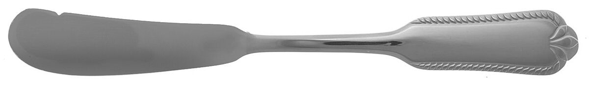 Margaux (Stainless) Flat Handle Master Butter Knife by Wallace Silver-1
