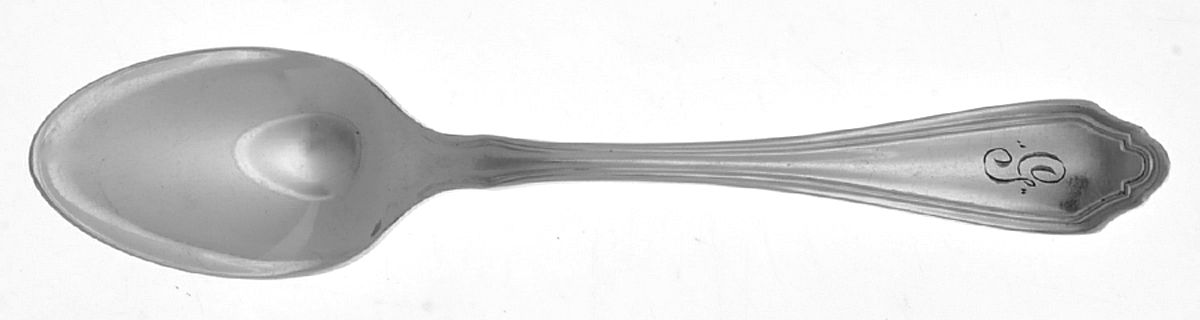 Marquette (Silverplate, 1911) Monogram Demitasse Spoon by Wallace Silver-1