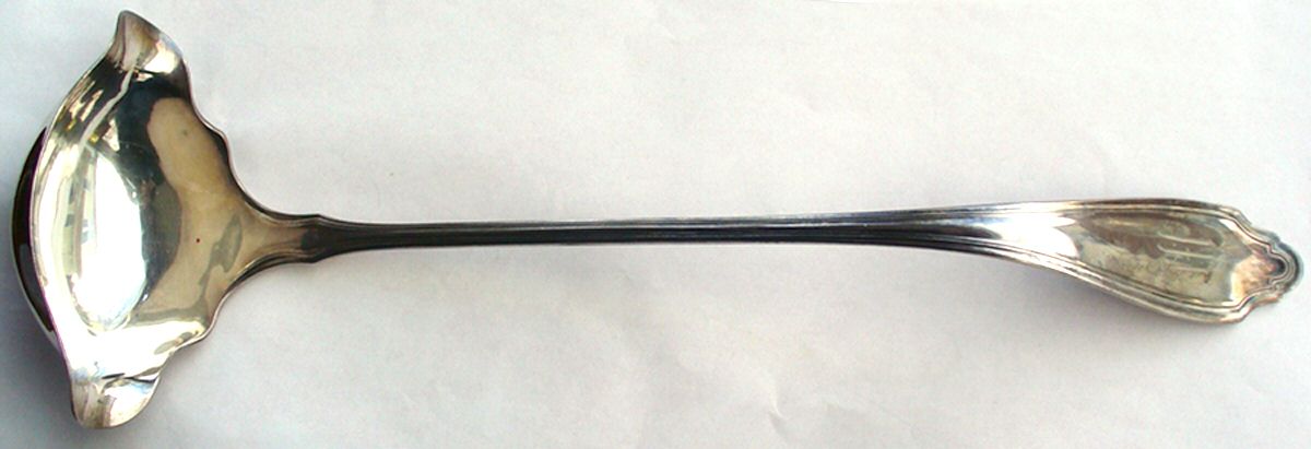 Marquette (Silverplate, 1911) Punch Ladle Solid Piece by Wallace Silver-1