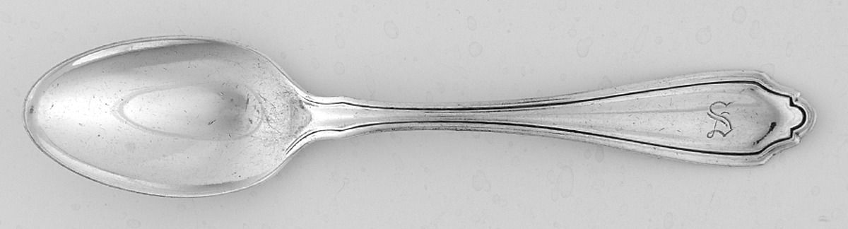 Marquette (Silverplate, 1911) Monogram Teaspoon by Wallace Silver-1