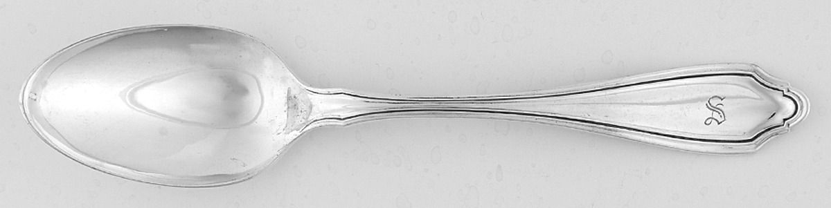 Marquette (Silverplate, 1911) Monogram Place/Oval Soup Spoon by Wallace Silver-1