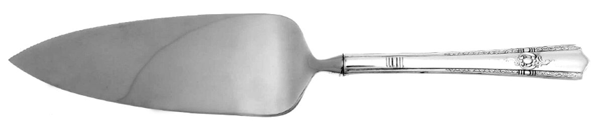 Maytime (Silverplate, 1944) Pie Server with Serrated Stainless Blade HC by Wallace Silver-1