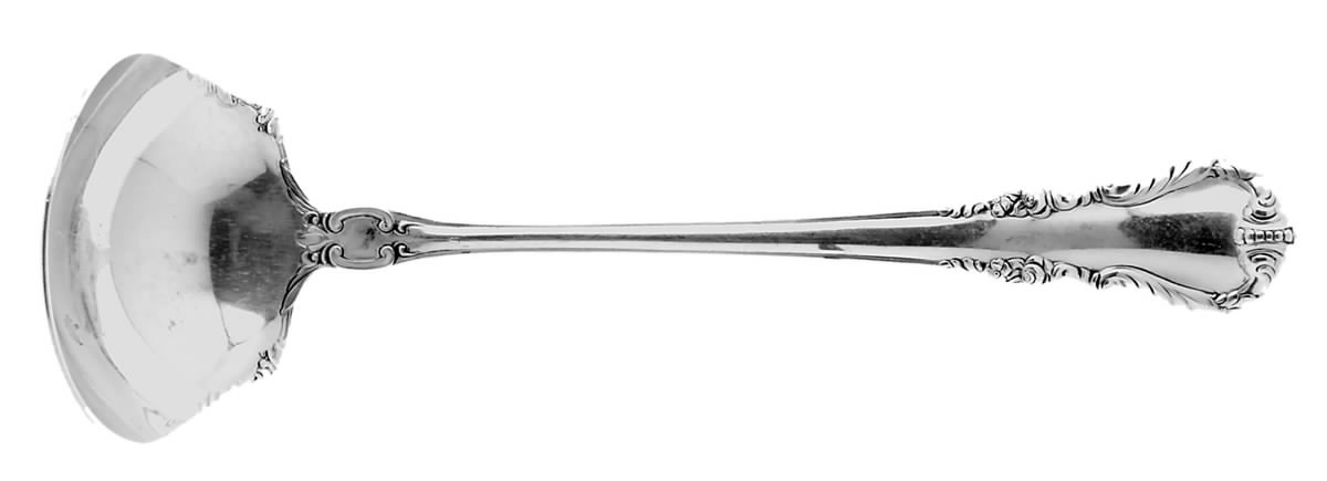 Melanie (Sterling, 1959) Solid Piece Cream Ladle by Wallace Silver-1