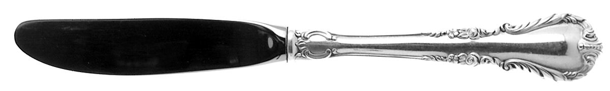 Melanie (Sterling, 1959) Modern Hollow Butter Spreader (Stainless) by Wallace Silver-1